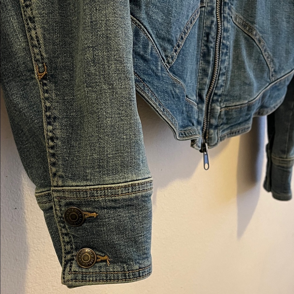 Wild Fable Dark Blue Jean Jacket - Picture 4 of 7